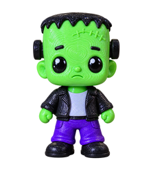 Frank — NAMII Frank Halloween, fidget toy 3D stampato ispirato a Frankenstein.