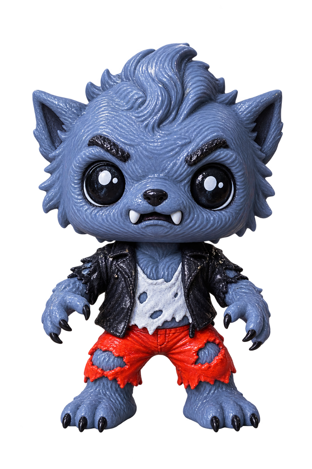 Licantropo — NAMII Licantropo Halloween, fidget toy 3D stampato a forma di lupo mannaro.